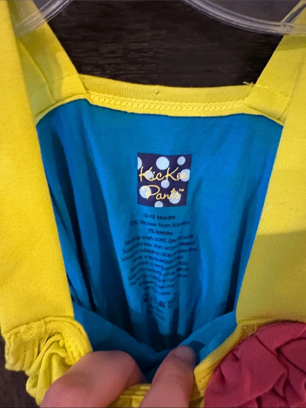 Kickee pants NWT bamboo fruit romper